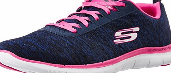 Skechers Flex Appeal 2.0, Women Multisport Outdoor Shoes, Blue (nvpk), 5 UK (38 EU)