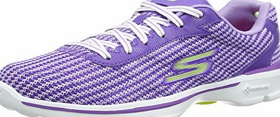 Skechers GOwalk 3 FitKnit Womens Sneakers - Purple (Pur), 4 UK (37 EU)