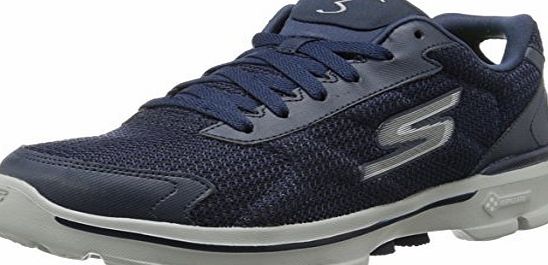 Skechers Mens GOwalk 3 FitKnit Fitness Shoes, Blue (NVY), 11 UK (45.5 EU)