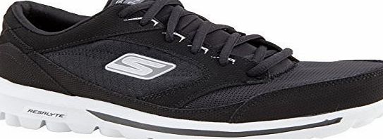 Skechers Mens Skechers on the go Rookie Black/White Leisure Trainers Size 9
