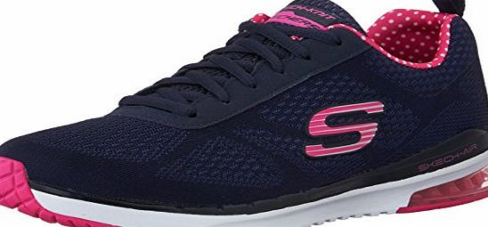 Skechers Skech-Air Infinity, Womens Low-Top Sneakers, Blue (Navy/Pink), 5 UK (38 EU)