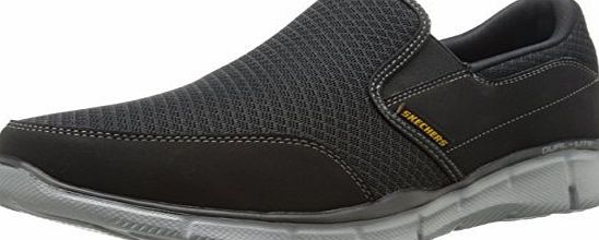 Skechers Sketchers Mens Equalizer Persistent Low-Top Sneakers - Black (Black Grey), 9 UK