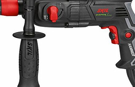 SKIL  1734AB SDS Plus Hammer Drill Energy Line with Side handle and Depth Gauge (1 J, Variable speed, Lightweight: 1,6 kg, 6m Long Cable)