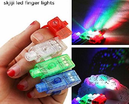 skjiji  Super Bright Finger Flashlights - LED Finger Lamps - Rave Finger Lights, Pack of 12