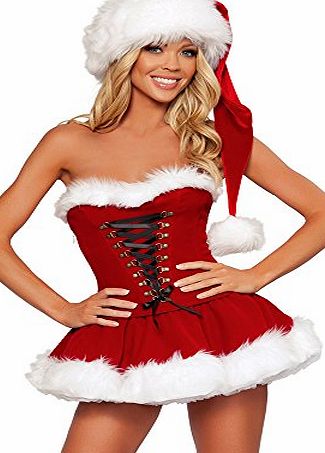 skyblue-uk Xmas Sexy Santa Womens Ladies Miss Claus Costumes Christmas Party Fancy Dress