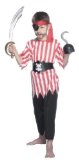 Smiffys Pirate Costume for Boy Size Medium Age 6-8 years