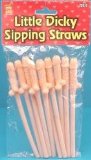 Smiffys Sipping dicky straws - bag of 10