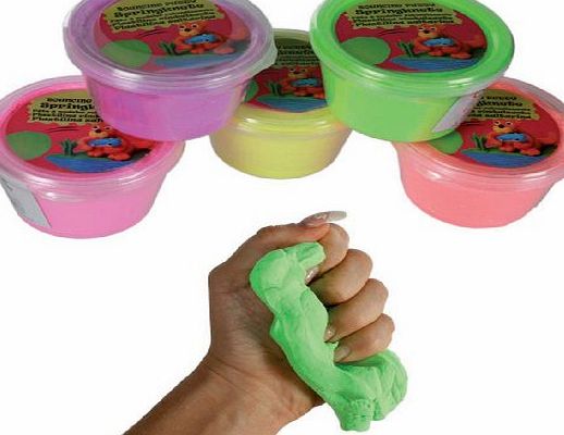 Smiley Gifts - Traditional Gooey Fun - Bouncing Putty in Tub - Perfect Stocking Filler, Christmas Present For Boys amp; Girls Children Age 5  - One Supplied