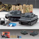 sn toys 2 Tiger Infra-Red Laser RC Battle Tank Set lazer tag r/c game