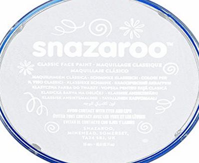 Snazaroo Face and Body Paint, 18 ml - White (Individual Colour)