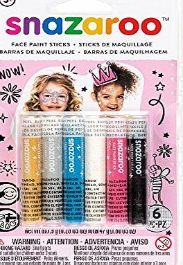 Snazaroo Girls Face Paint Sticks - Set of 6