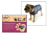 Snuggle Factor (Snuggle Factor) Weatherproof Dog Coat Small 10-12`` (Navy/Fleece)