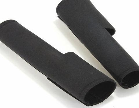 SODIAL(R) 2Pcs Bike Cycling Bicycle Front Fork Protector Wrap Cover Set Pad Magic Tape