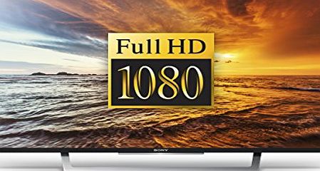 Sony Bravia KDL-43WD751 43 inch Full HD Smart TV with Freeview, HDD Rec and USB Playback (2016 Model) - Black