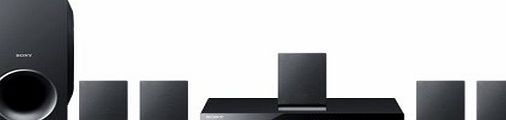 Sony DAV-TZ140 DVD Home Cinema System (5.1 Channel Surround Sound and USB Connection) - Black