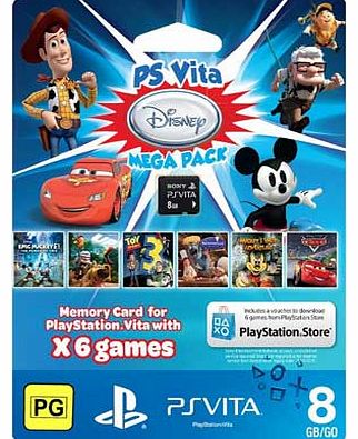 Sony Disney PS Vita 8GB Mega Pack
