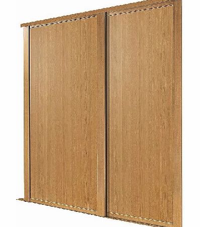 Spacepro 2 Door Panel Sliding Wardrobe Doors Oak