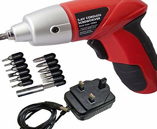 Spares2go  Mini Cordless Rechargeable Electric Screwdriver
