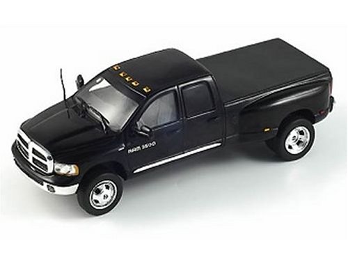 Diecast Model Dodge Ram 3500 (2006) in Black (1:43 scale)