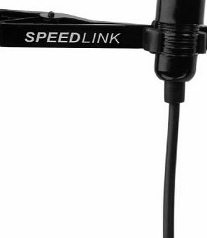 Speedlink SL-8691-SBK-01 Spes Clip-On Microphone - Black