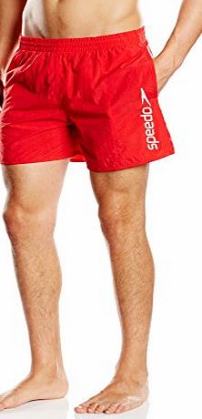 Speedo Mens Scope Watershort Swim Shorts - Fed Red, X-Large/16-Inch
