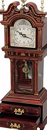 Spieluhrenwelt Grandfather clock with 2 drawers