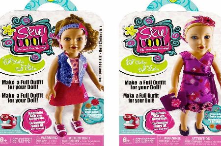 Spinmaster sew cool doll clothes fashion kit