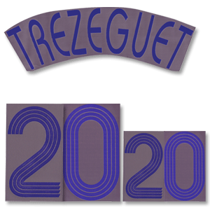 SportingID 06-07 France Away Trezeguet 20 Name and Number