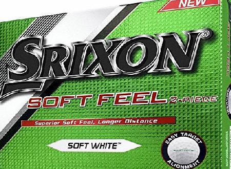 Srixon Soft Feel White Golf Balls (12 Balls) 2016