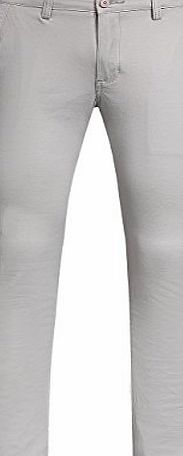 SSLR Mens Hybrid Slim Fit Stretch Trousers (30, Grey)