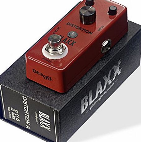 Stagg 22342 Blaxx Distortion Electric Guitar Effect Pedal