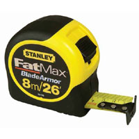 Stanley Fat Max 8 Metre / 26 Feet Tape Measure