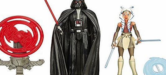 Star Wars Rebels 3.75-Inch Space Mission Darth Vader and Ahsoka Tano Figure (Pack of 2)
