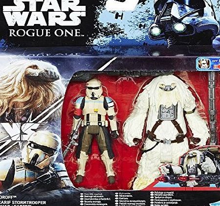 Star Wars Rogue One Scarif Stormtrooper and Moroff Deluxe Pack Figure
