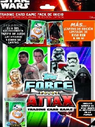Star Wars Topps STAR WARS FORCE ATTAX Starter Pack Includes FREE LIMITED EDITION CARD