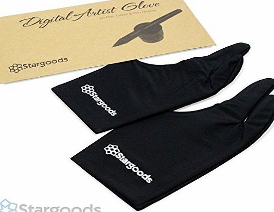 Stargoods Digital Artist Drawing Glove for Graphics Tablet - 2 Man Gloves
