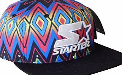 STARTER Mens designer * starter black label * baseball / basketball cap / hat authentic sportwear headgear (BLK / AZTEC)