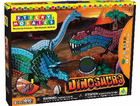 Sticky Mosaics 3d dinosaurs