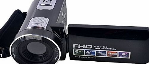 Stoga 1080P FHD-F6 Flash Digital Camera With 18X Digital Zoom and 2.7`` TFT 1080P FHD LCD Rotation Screen Digital Camera ,Black