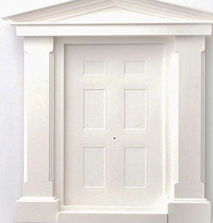 STREETS AHEAD Dolls House Large Plastic Georgian Front Door 1/12th Scale 178 x 112mm