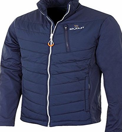 Stuburt 2016 Vapour Hybrid Full Zip Thermal Mens Waterproof Golf Jacket Midnight Large