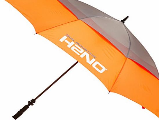 Sun Mountain Dual Canopy Golf Umbrella - Orange/Grey