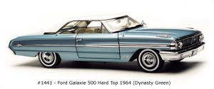 Sun Star 1:18th Scale 1964 Ford Galaxie 500 Hard Top - Dynasty Green