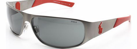 Sunglasses  Polo 3046 Gunmetal/Red Sunglasses