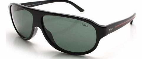 Sunglasses  Polo 4050 Black with Red Sunglasses