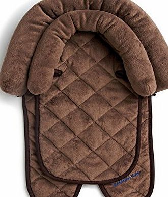 Sunshine Kids Baby Infant 2 in 1 Soft Head Neck Support Cushion Pillow for Travel, Car Seat, Pushchair, Pram amp; Baby Carrier etc. (Brown)