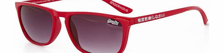 Superdry Shockwave Sunglasses - Gloss Red