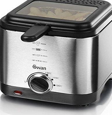 Swan SD6060N Stainless Steel Fryer - 900 W, Silver