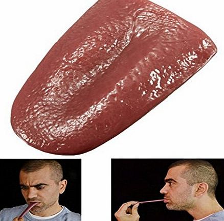 SYM TOP Realistic Tongue Fake Body Parts Jokes Prank Magic Tricks Halloween Scary Party Prop