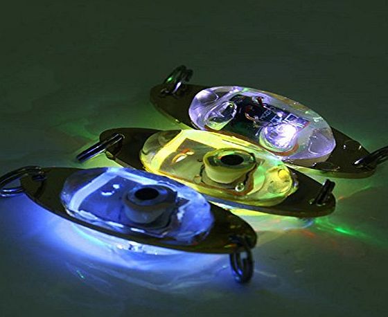 Sypure TM) 2016 Hot LED Deep Drop Underwater Eye Shape Fishing Squid Fish Lure Light Flashing Lamp
